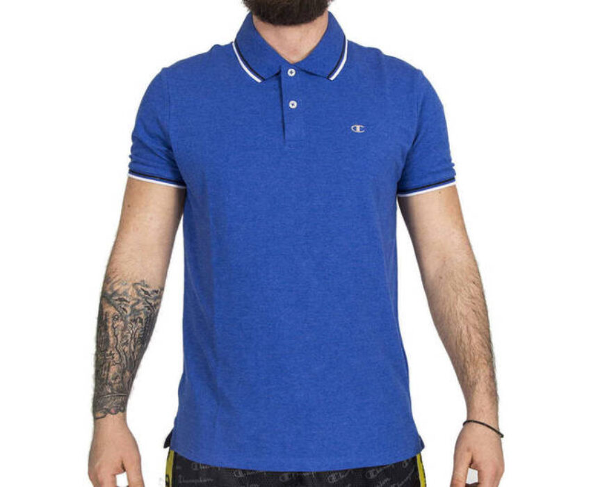 Champion Men's Polo T-shirt Blue