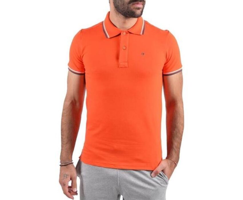 Champion Men's Polo T-shirt Orange
