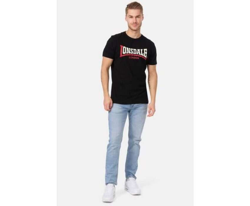 Lonsdale Two Tone Ανδρικό T-shirt 113170-1000 Μαύρο
