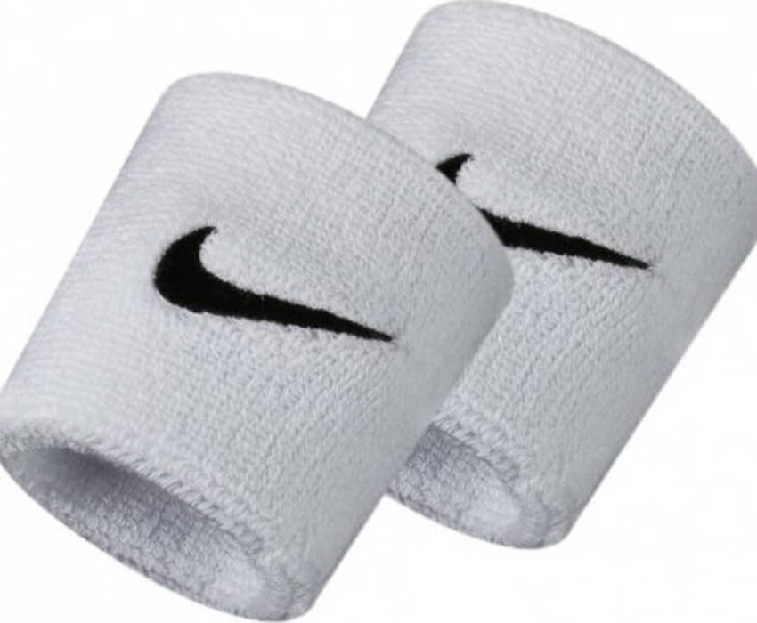 Nike Περικάρπια Swoosh Wristbands Λευκό