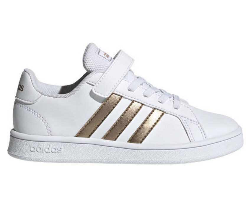 Adidas Grand Court Kids Shoes Λευκό