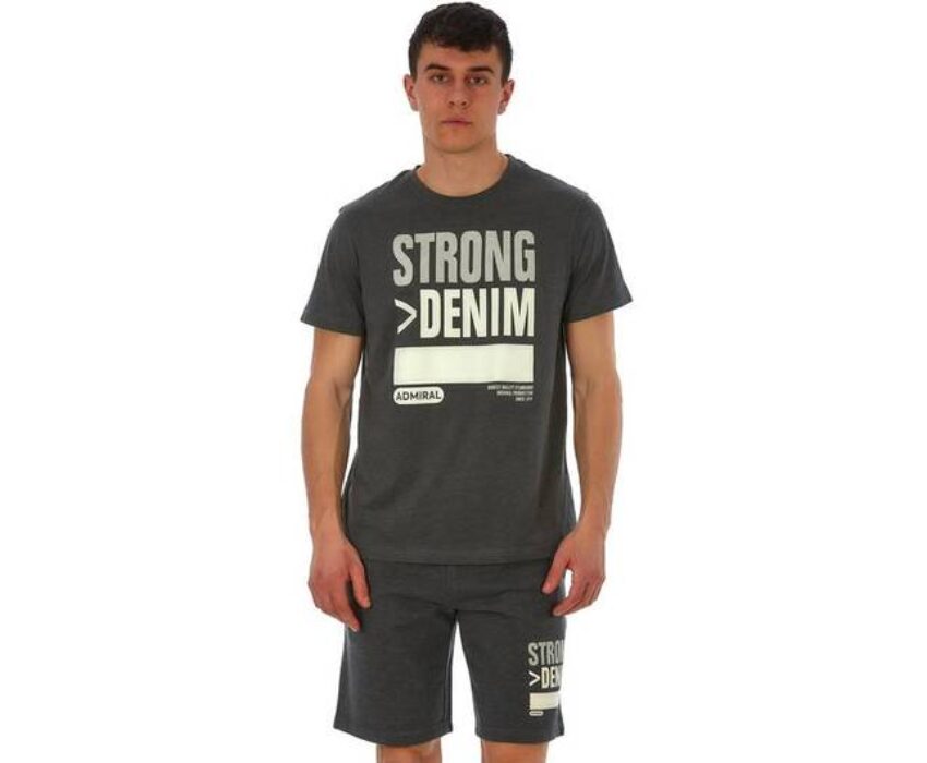 Admiral Strong Ανδρικό T-shirt Ανθρακί