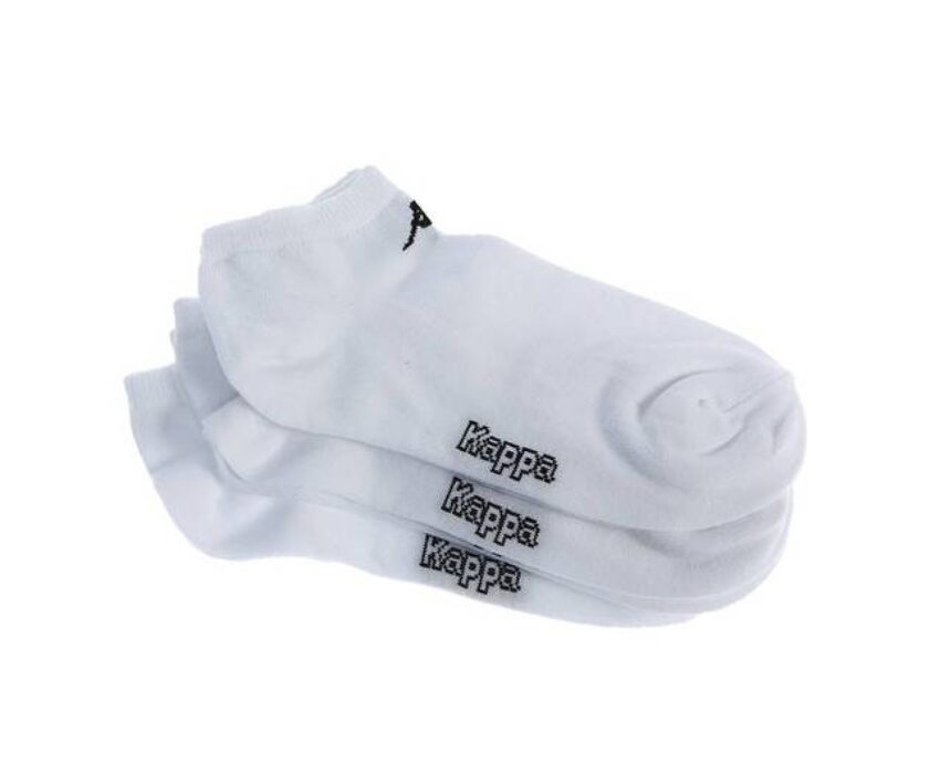 Kappa Doler-001 Ανδρικές Κάλτσες Σετ 3τμχ. Λευκό