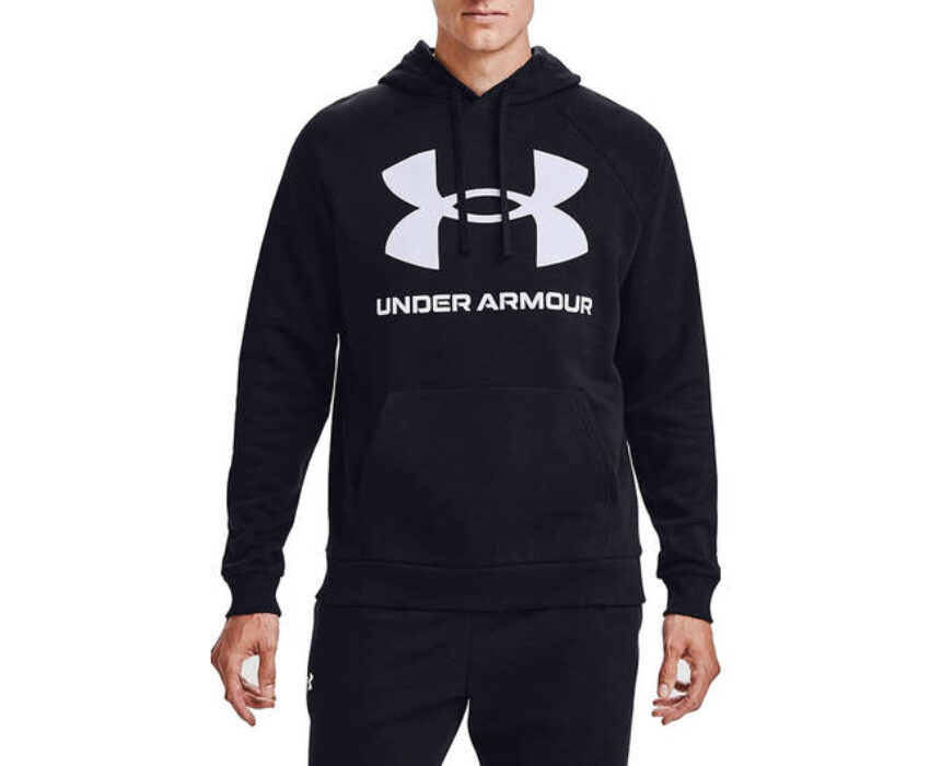 Under Armour Rival Fleece Big Logo Sweatshirt 1357093-001 Black