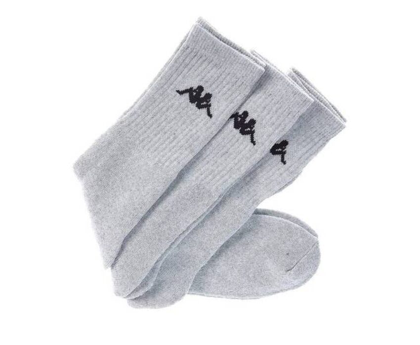 Kappa Men's Tennis Socks Set 3pcs Grey