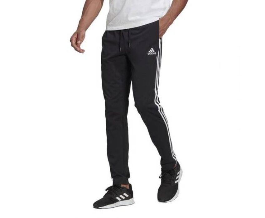Adidas Essentials Single Jersey 3S GK8995 Ανδρικό Παντελόνι Μαύρο