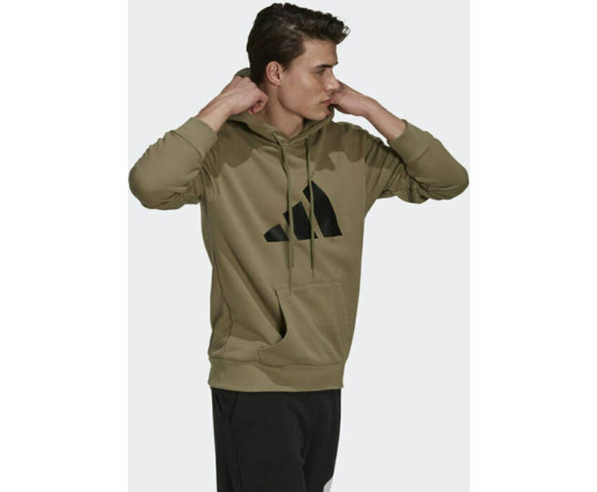 Adidas Sportswear Future Icons Logo Graphic Hoodie GU8969 Χακί