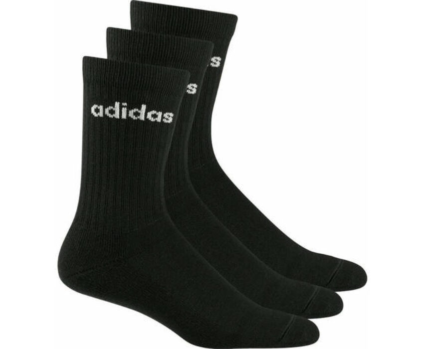 Adidas GE6171 Half Cushioned 3PP Κάλτσες Μαύρο