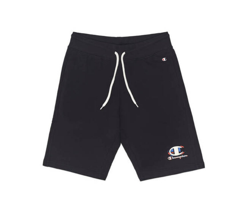 Champion Graphic Logo Men's Long Shorts 214304 Black