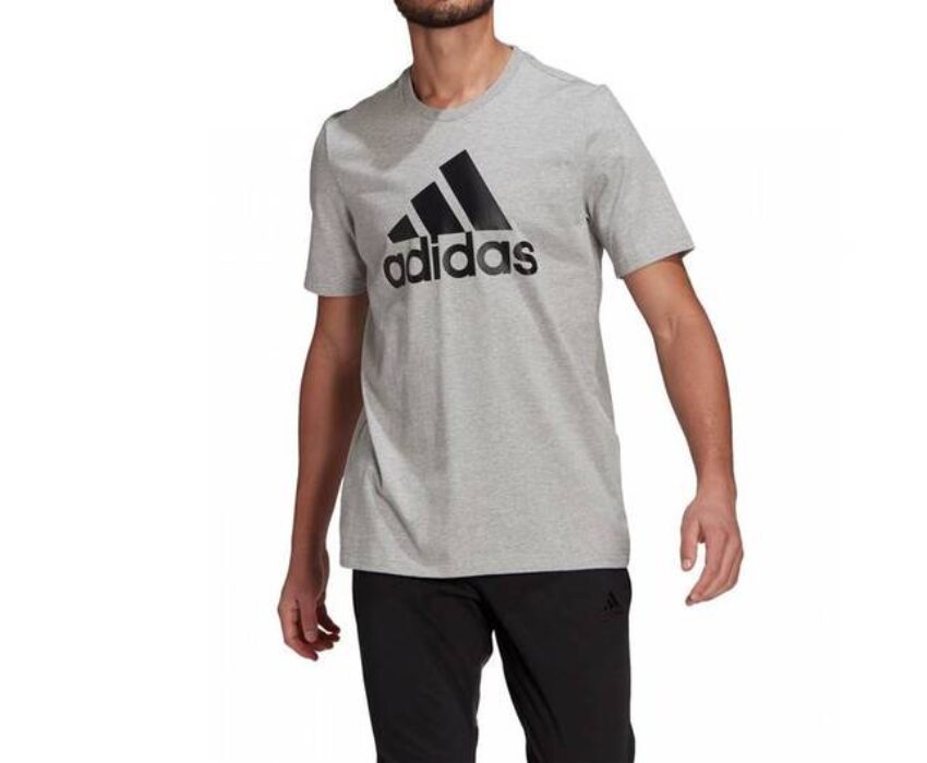 Adidas Essentials Big Logo Tee GK9123 Ανδρικό T-shirt Γκρι