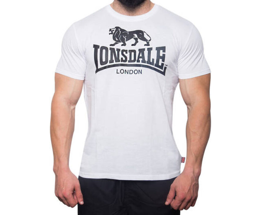 Lonsdale Logo Ανδρικό T-shirt 119083-7000 Λευκό