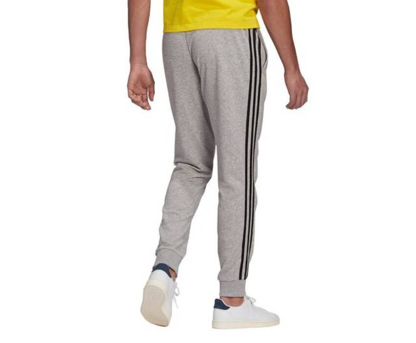 Adidas Essentials FT 3S Παντελόνι Λάστιχο GK8889 Γκρι