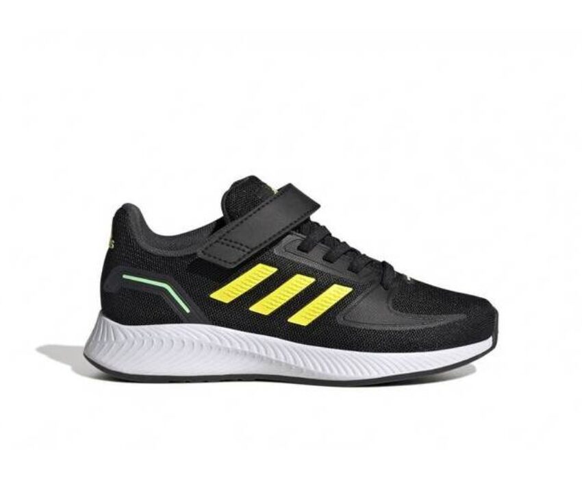Adidas Runfalcon 2.0 HR1394 PS/GS Παιδικά Παπούτσια Μαύρα/Κίτρινο
