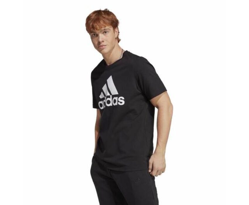 Adidas Essentials Big Logo Tee IC9347 Ανδρικό T-shirt Μαύρο