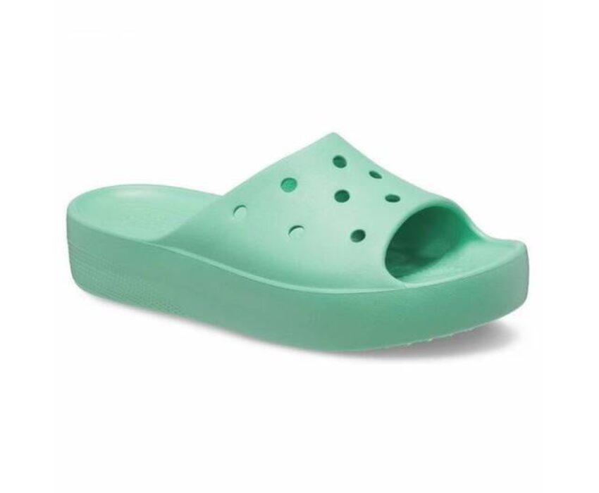 Crocs Classic Platform Γυναικεία Slides 208180-3UG Μέντα