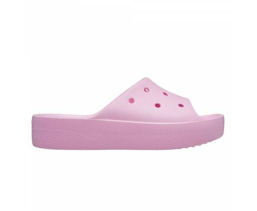Crocs Classic Platform Γυναικεία Slides 208180-6SO Ροζ