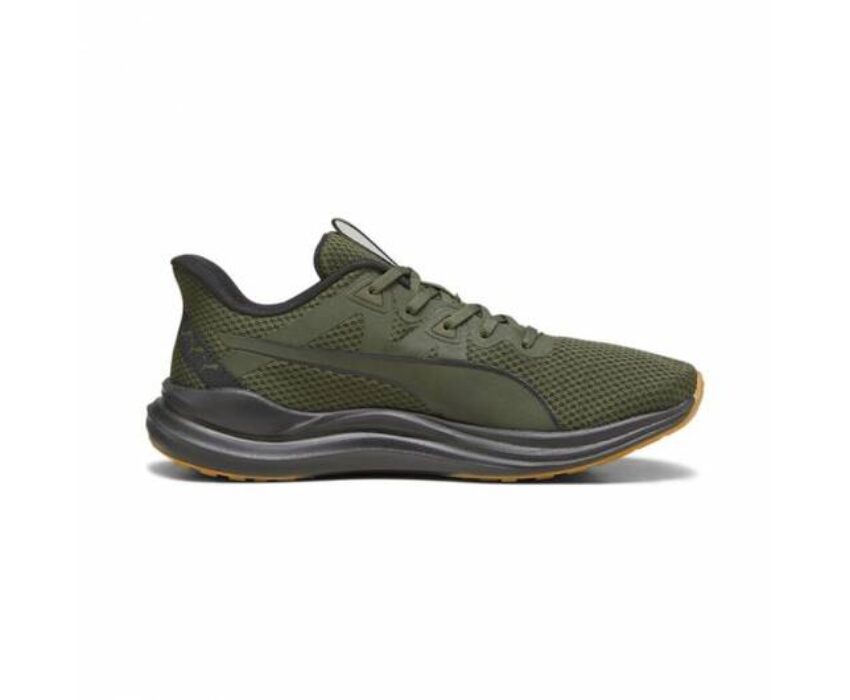 Puma Reflect Lite Running Sneakers 378768-10 Olive