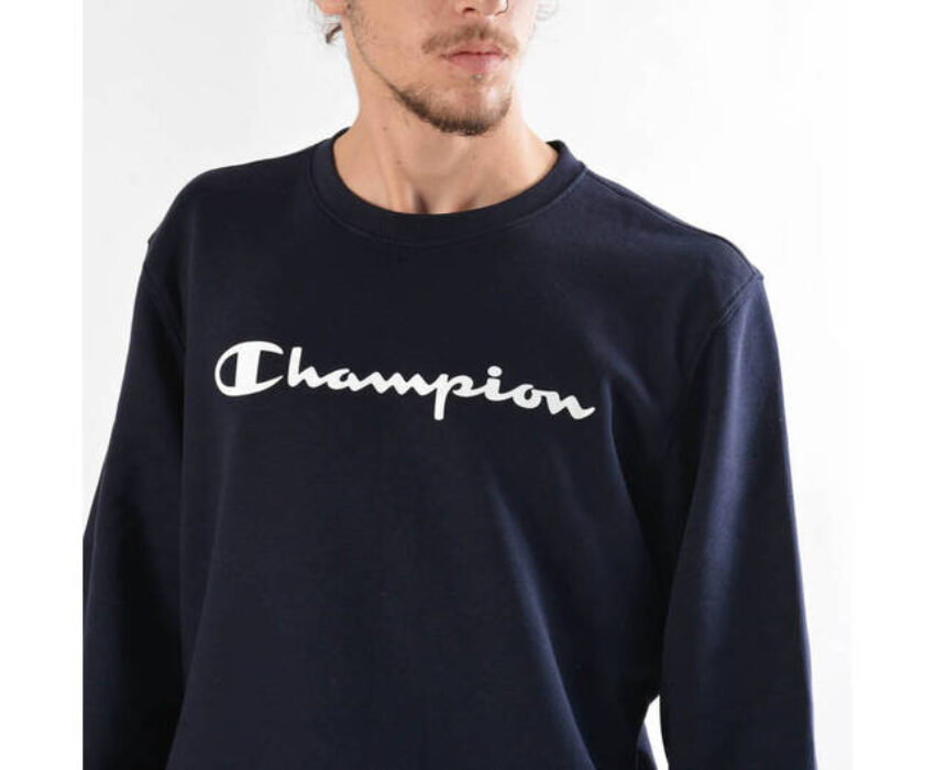 Champion Crewneck Sweatshirt 212078-501 Μπλε