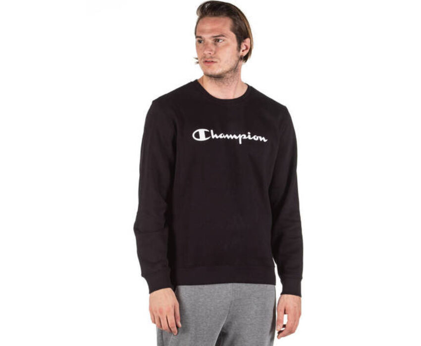 Champion Crewneck Sweatshirt 212078-001  Μαύρο