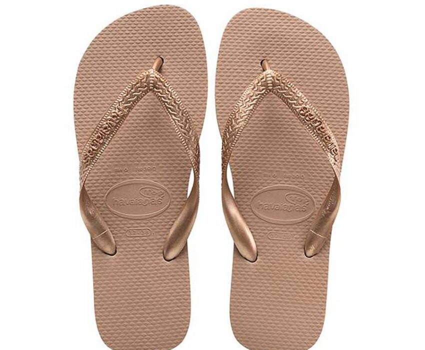 Havaianas Top Tiras 4137428.3581 Ροζ Χρυσό