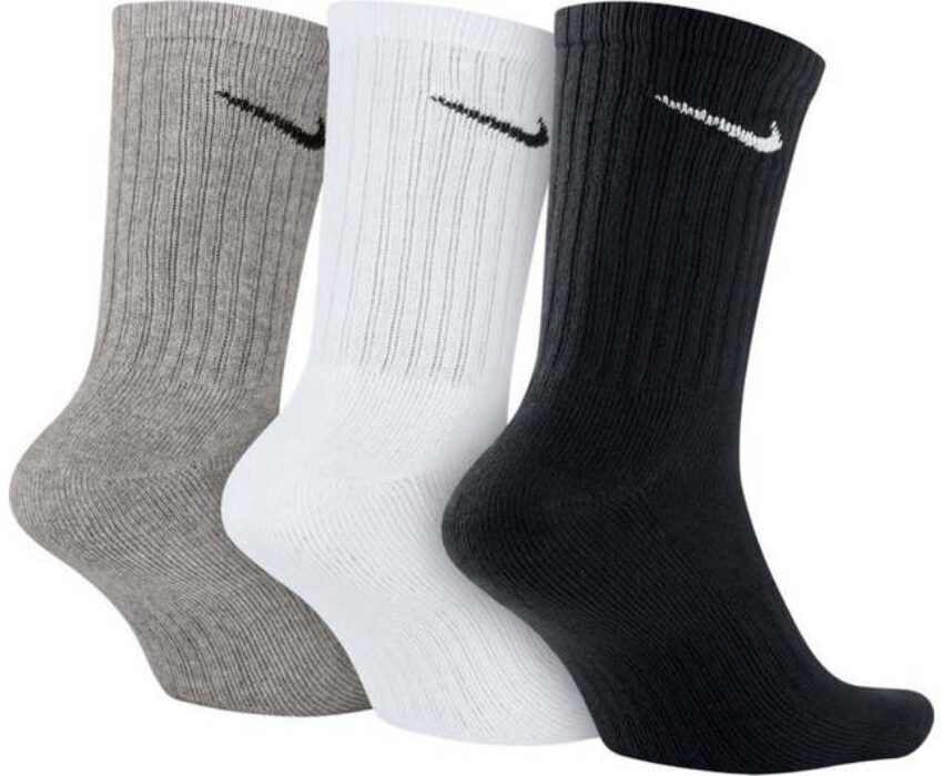 Nike Tennis Cushion 3pairs SX4700-901 Τρίχρωμο