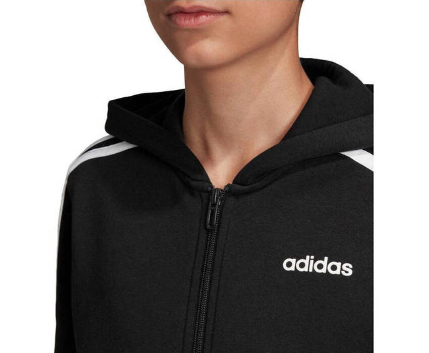 Adidas Core Ess 3-Stripes Παιδική Ζακέτα Μαύρο