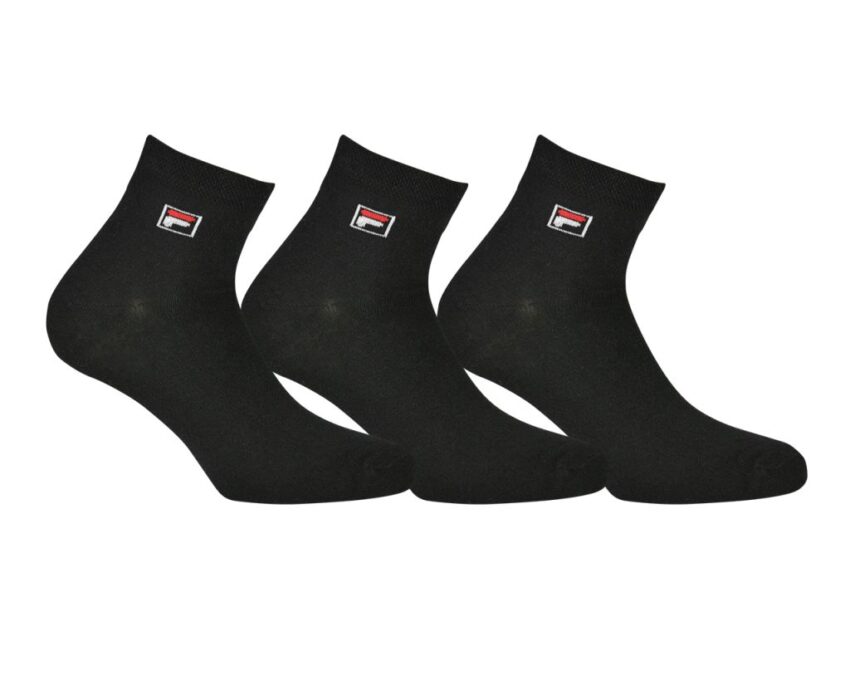 Fila Αθλητικές Κάλτσες Σοσόνι 3pairs F9303-200 Μαύρες
