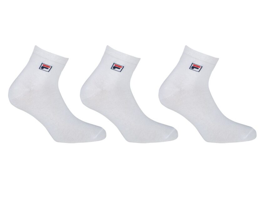Fila Αθλητικές Κάλτσες Σοσόνι 3pairs F9303-300 Λευκές