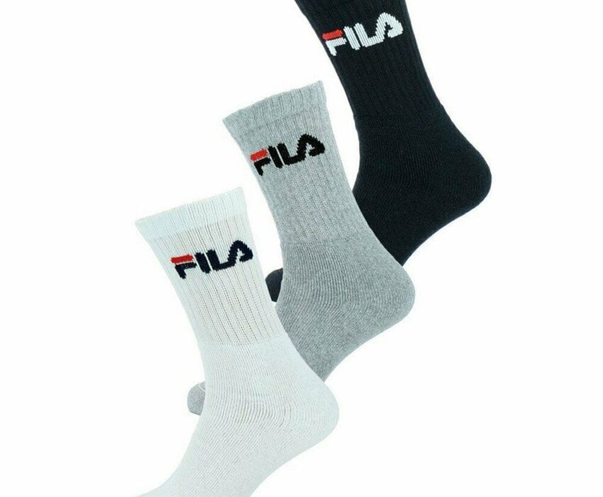 Fila Unisex Crew Κάλτσες 3pairs F9505-700 Πολύχρωμες
