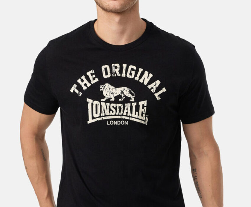 Lonsdale Original Ανδρικό T-shirt 112048-1000 Μαύρο