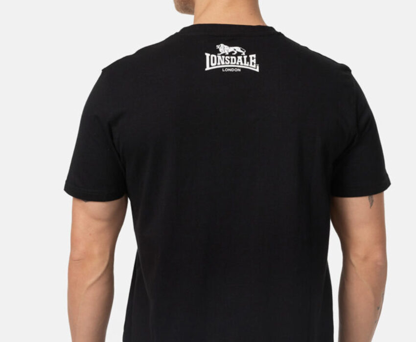 Lonsdale Logo Ανδρικό T-shirt 119083-1000 Μαύρο