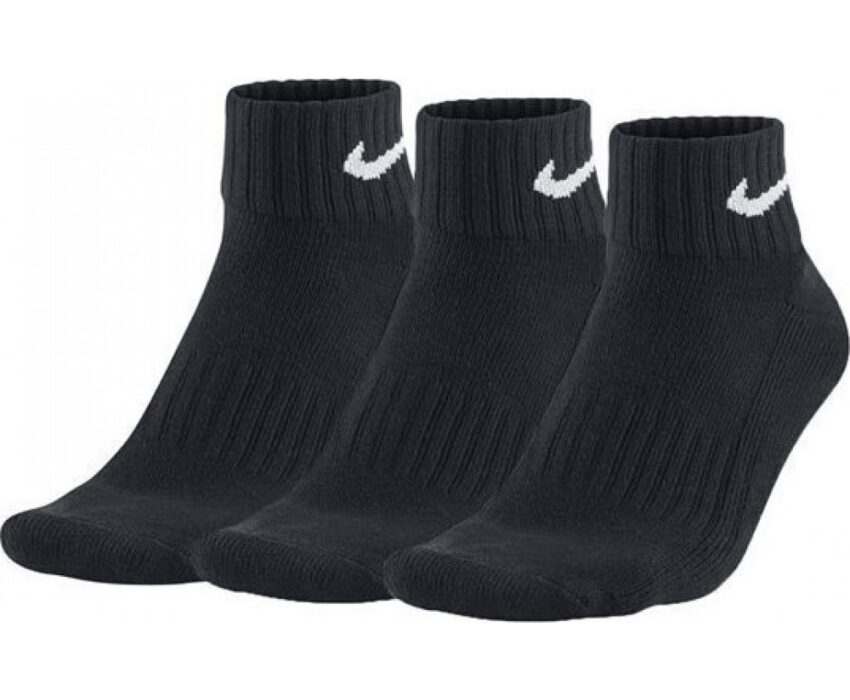 Nike Κάλτσες Σοσόνι 3 Ζεύγη Cushion SX4926-001 Μαύρες