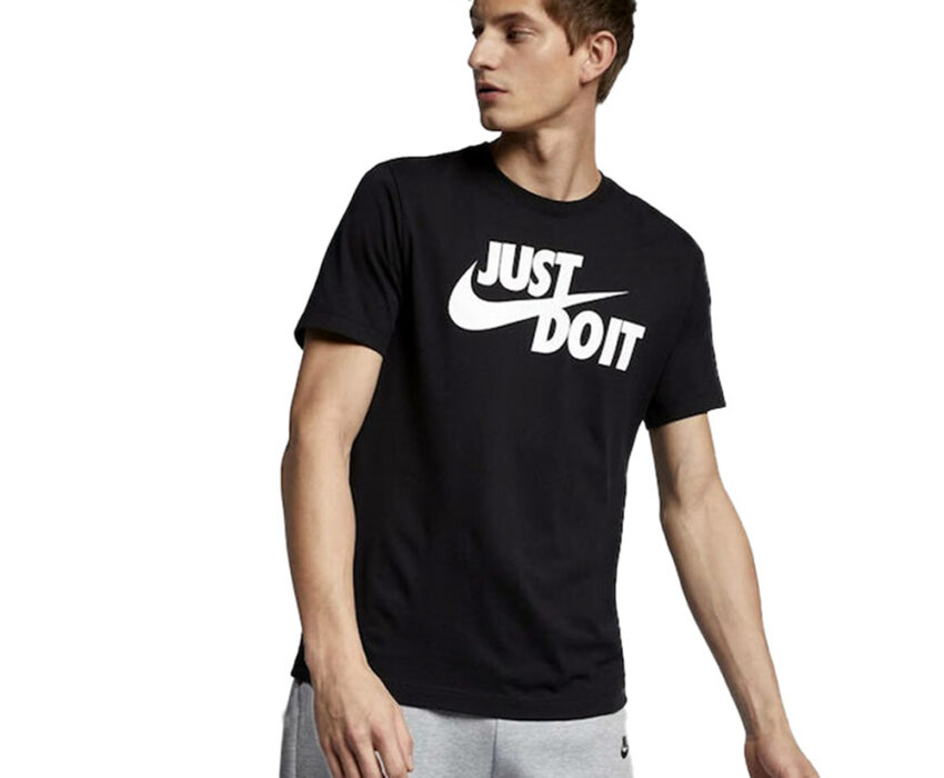 Nike Ανδρικό T-shirt Just Do It AR5006-011 Μαύρο