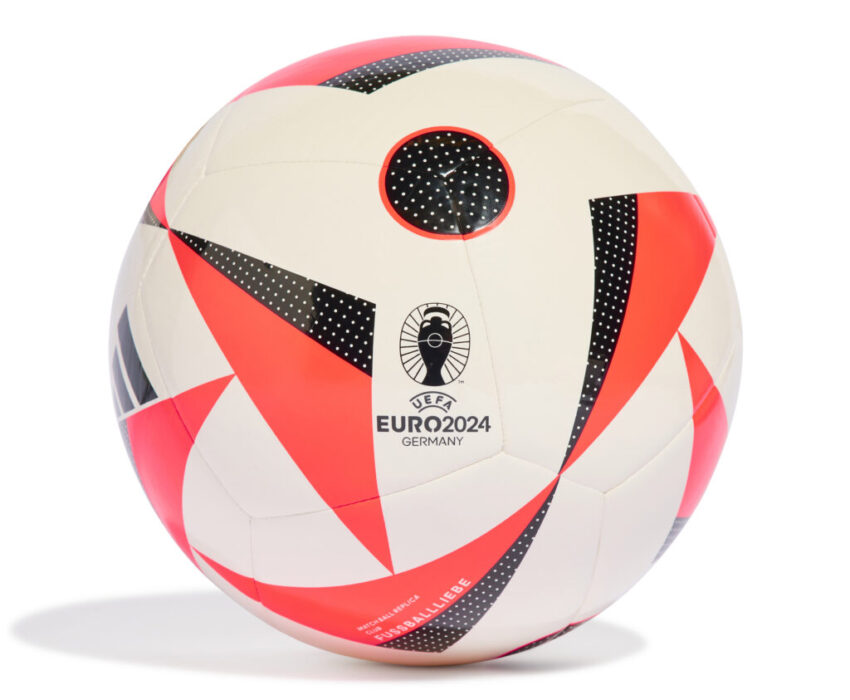 Adidas Μπάλα Ποδοσφαίρου Euro24 CLB IN9372 Λευκή