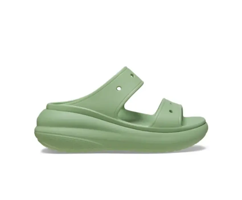 Crocs Γυναικεία Crush Sandal 207670-374 Πράσινα