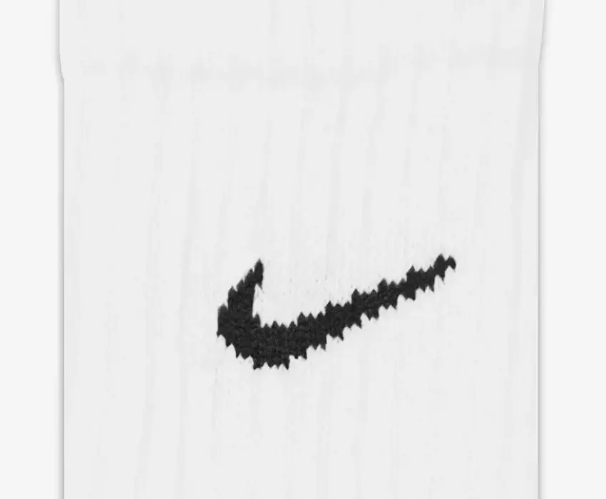 Nike Κάλτσες Cushioned 3 pairs SX4508-101 Λευκές