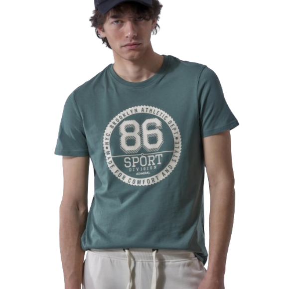 Admiral EIGHTY Ανδρικό T-Shirt Πράσινο