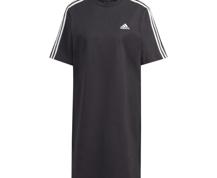 Adidas Γυναικείο 3-Stripes Jersey Φόρεμα HR4923 Μαύρο