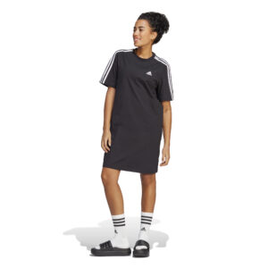 Adidas Γυναικείο 3-Stripes Jersey Φόρεμα HR4923 Μαύρο