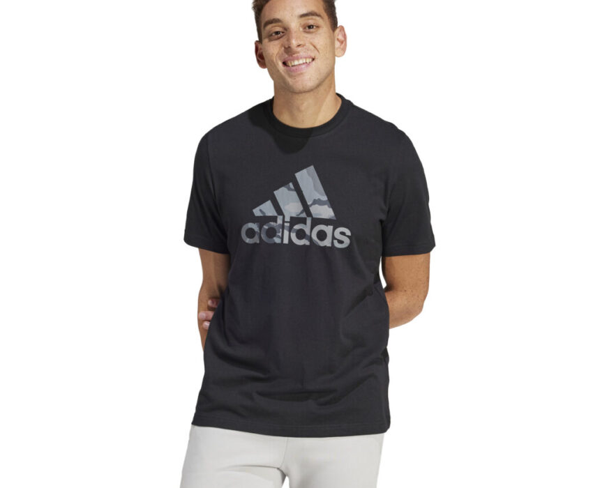 Adidas Ανδρικό T-shirt Camo Badge IR5828 Μαύρο