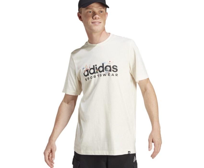 Adidas Ανδρικό T-shirt Landscape IM8305 Μπεζ