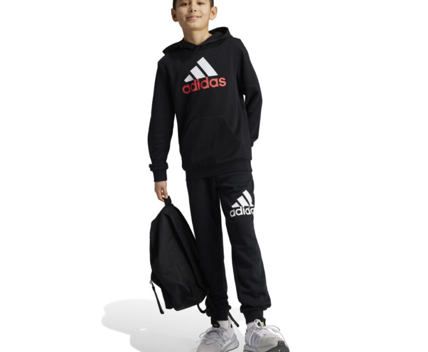Adidas Παιδικό Φούτερ Big Logo IV7323 Μαύρο