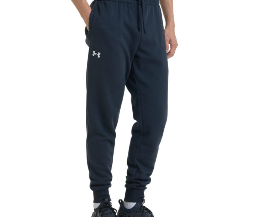 Under Armour Ανδρικό Rival Fleece Παντελόνι 1379774-001 Μαύρο