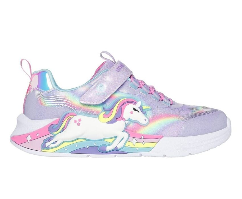 Skechers Παιδικά Sneakers Lighted Unicorn 302298L/LVMT Μωβ