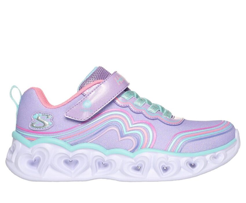 Skechers Παιδικά Sneakers Retro Heart Lights 302689L/LVMT Μωβ