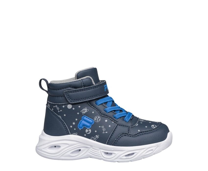 Fila Βρεφικά Μποτάκια TD Wizard V με Φωτάκια 7AF43018-222 Μπλε