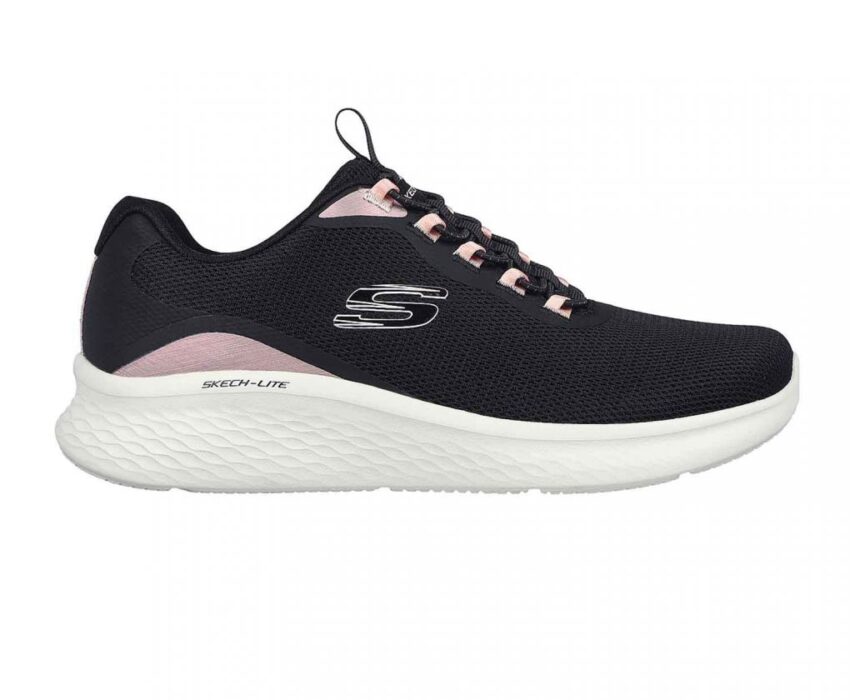 Skechers Γυναικεία Overlay Mesh 150041/BKPK Μαύρα