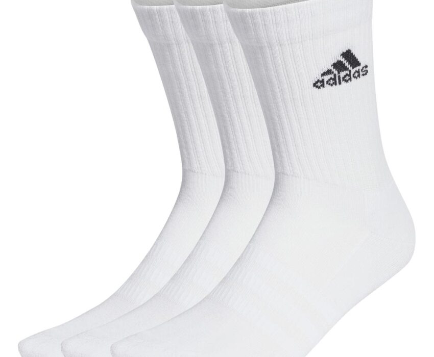 Adidas Κάλτσες Cushioned Crew 3pairs HT3446 Λευκές