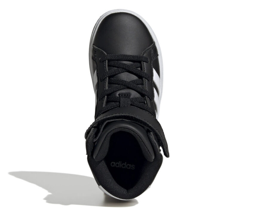 Adidas Παιδικά Μποτάκια Grand Court Mid IE3863 Μαύρα
