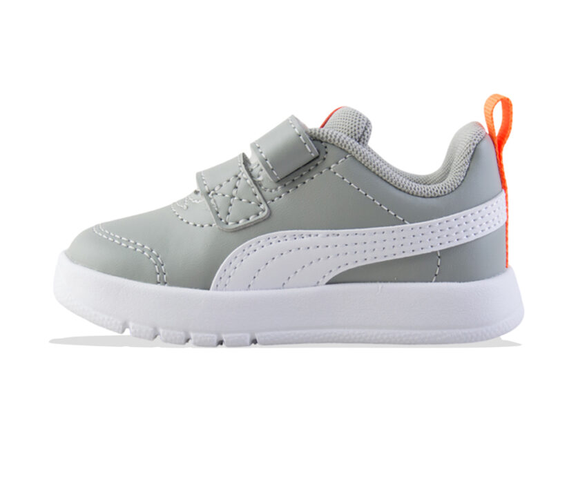 Puma Παιδικά TD Courtflex V3 310252-11 Γκρι
